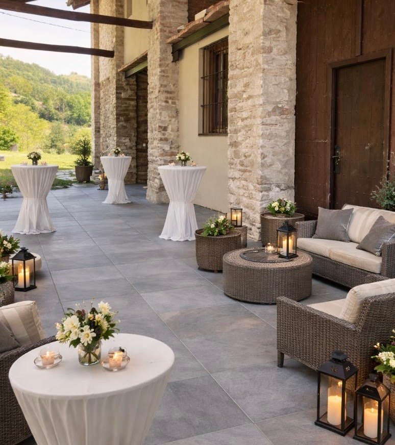 Sala per eventi aziendali a Tenuta San Lorenzo nel Piemonte