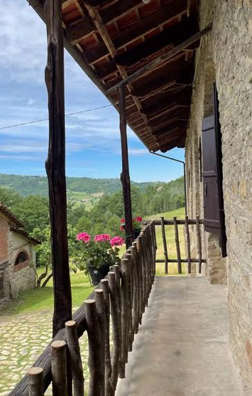 balcone dell'appartamento tenuta san lorenzo 